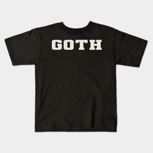 Goth Word Kids T-Shirt